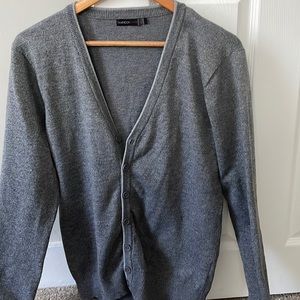 Tamnoon man grey cardigan